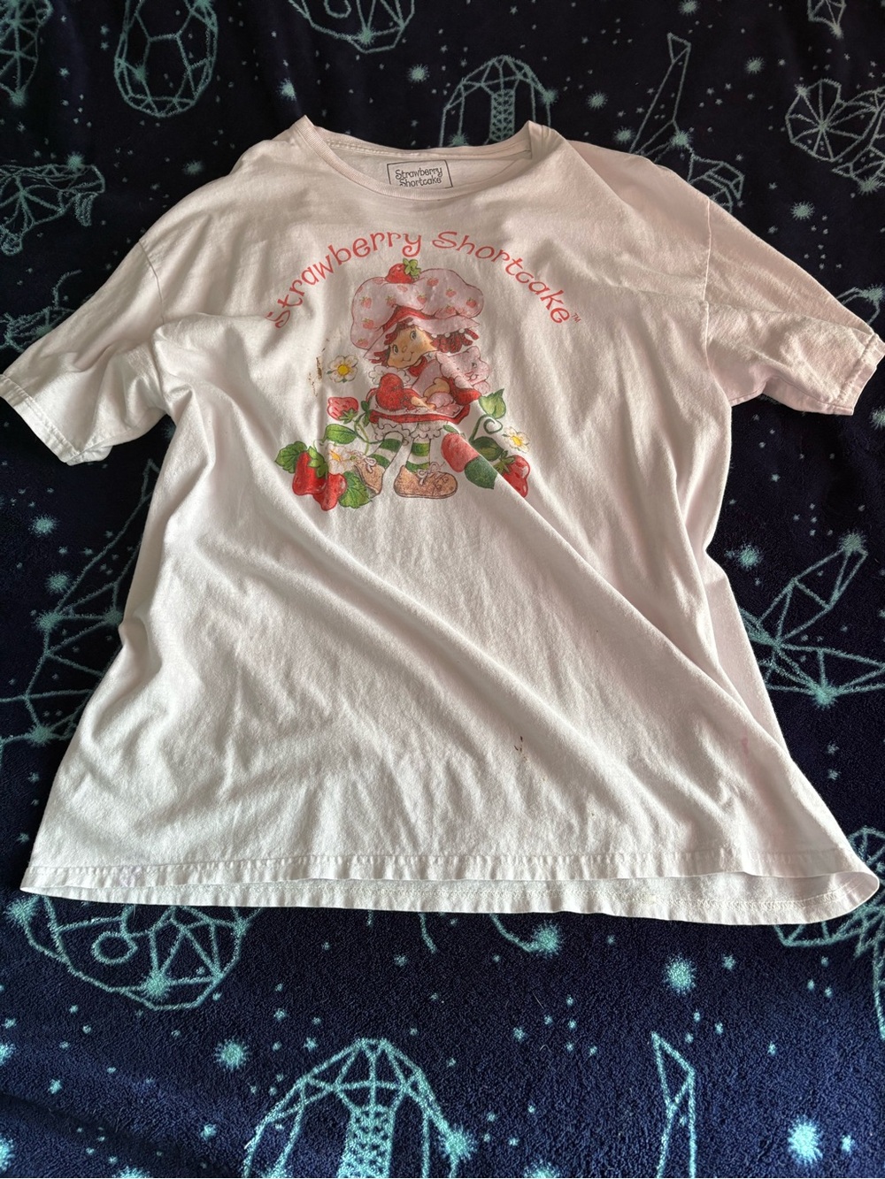 Strawberry Shortcake Pink Graphic Short Sleeve Tee